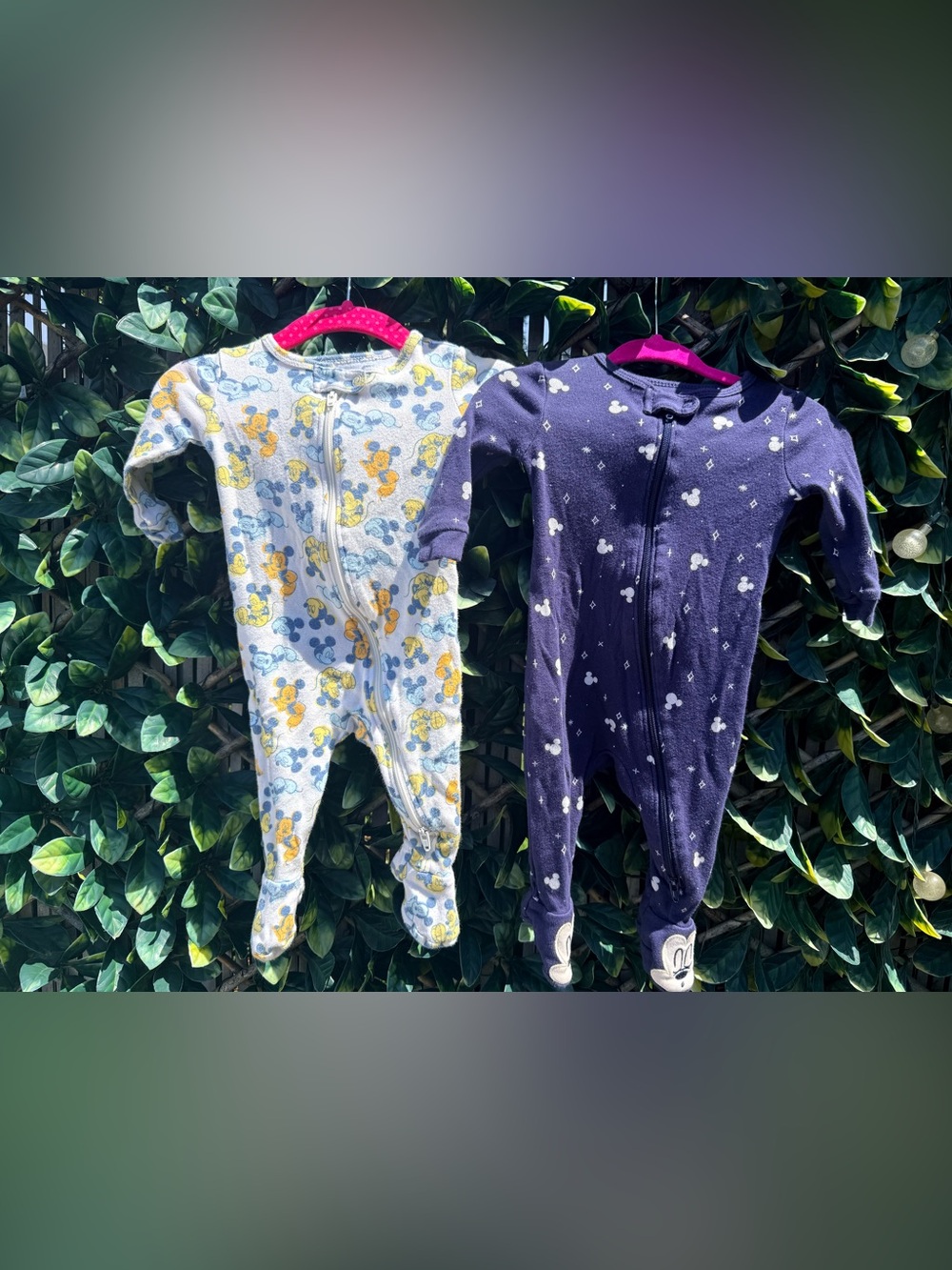 10/$25 • Joe Fresh Disney Footed Zip Sleepers